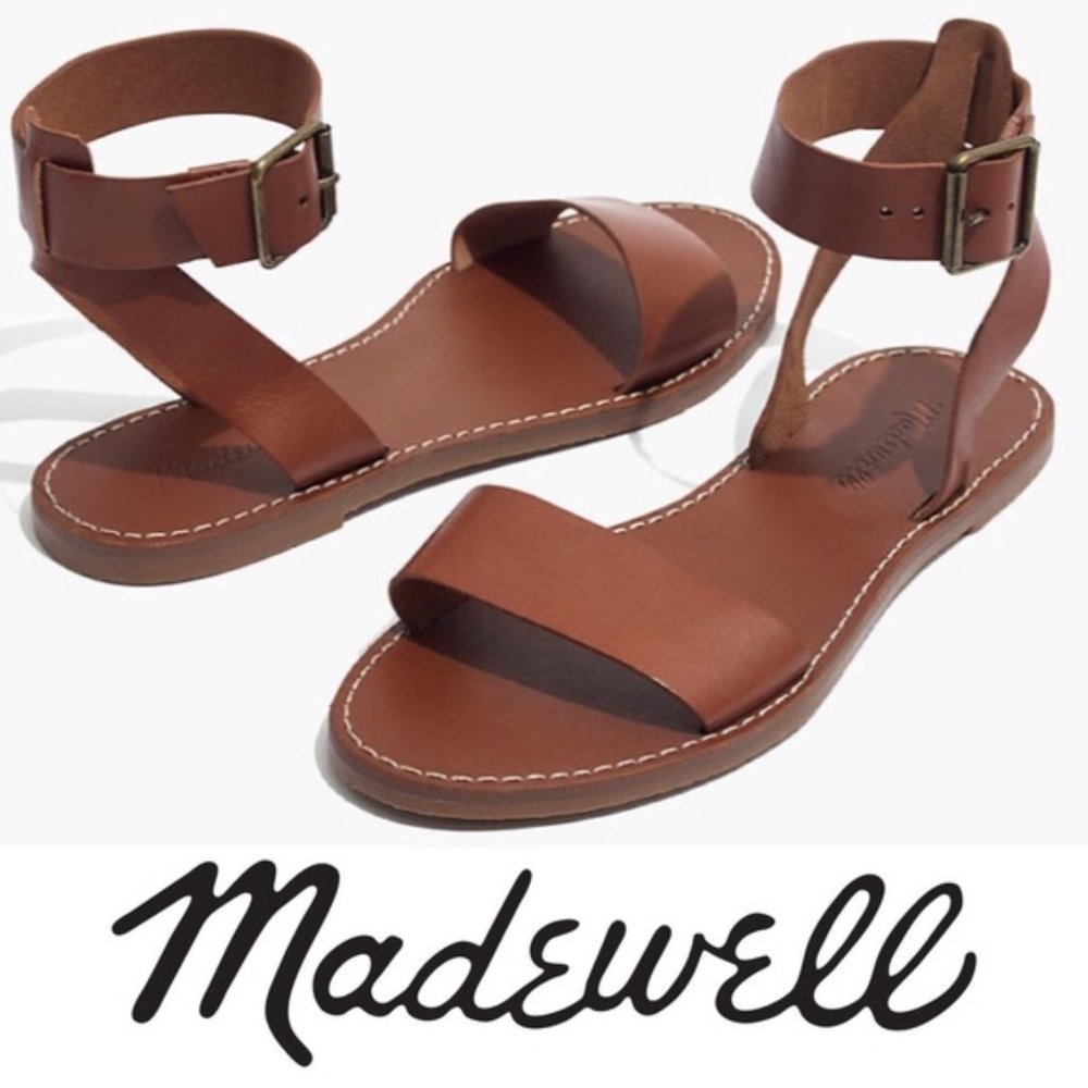 Madewell | NWT Boardwalk Ankle-Strap Sandal